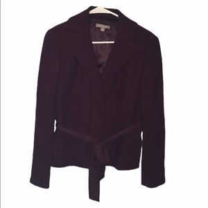 Ann Taylor Purple Stretch Wool Blazer Jacket Sz 12